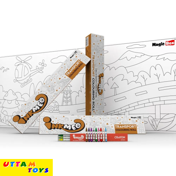 Magic Box Inkmeo Transport Colouring Roll