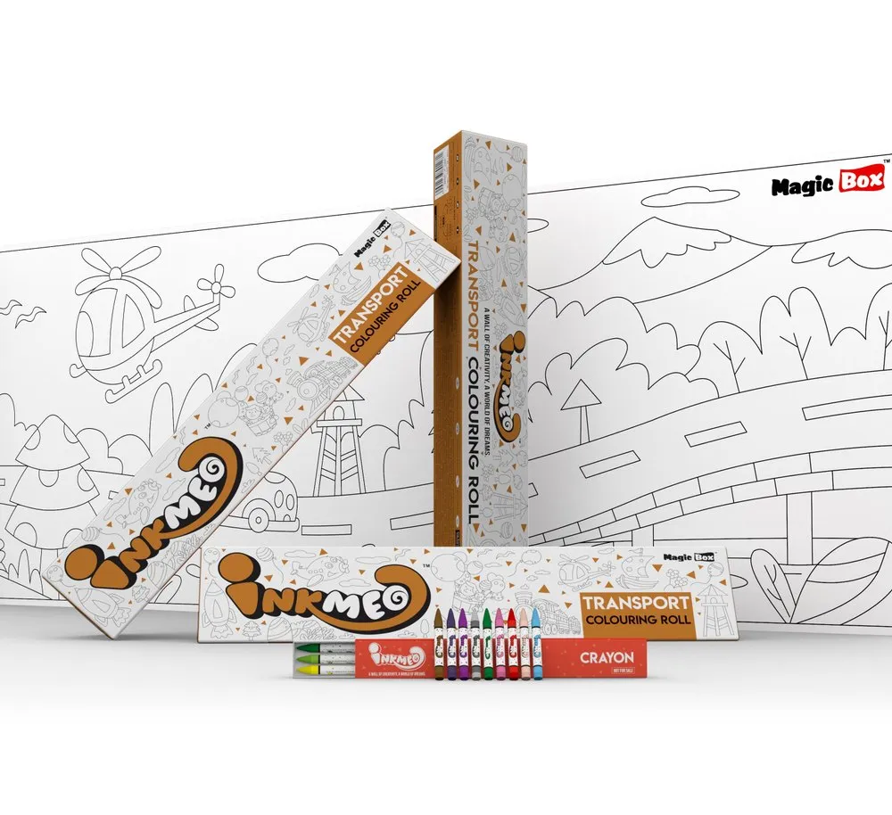 Magic Box Inkmeo Transport Colouring Roll