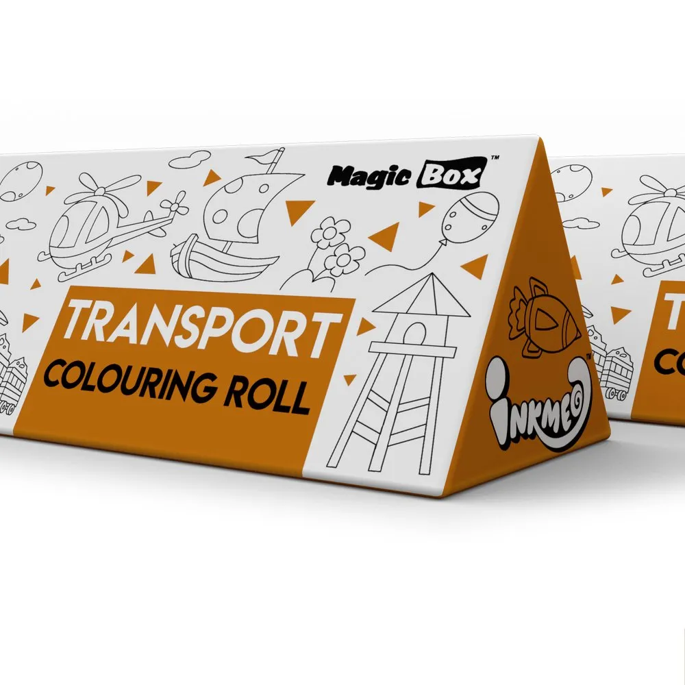 Magic Box Inkmeo Transport Colouring Roll