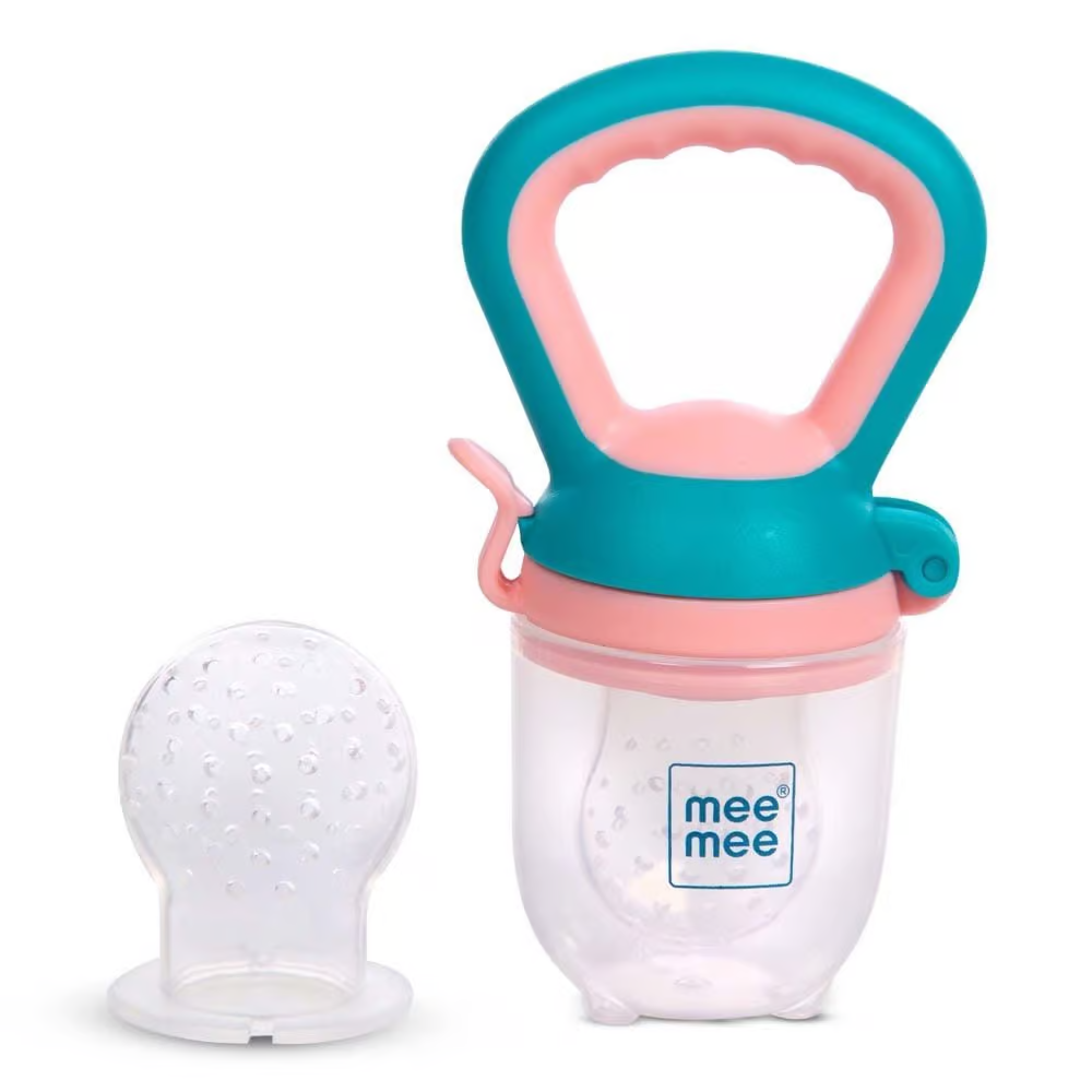 Mee Mee Fruit & Food Nutritional Feeder With Silicone Sack(Green)