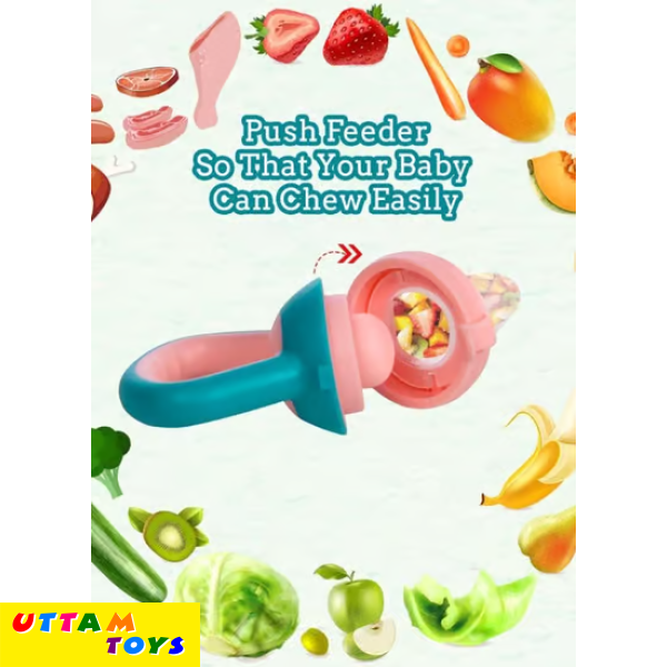 Mee Mee Fruit & Food Nutritional Feeder With Silicone Sack(Green)