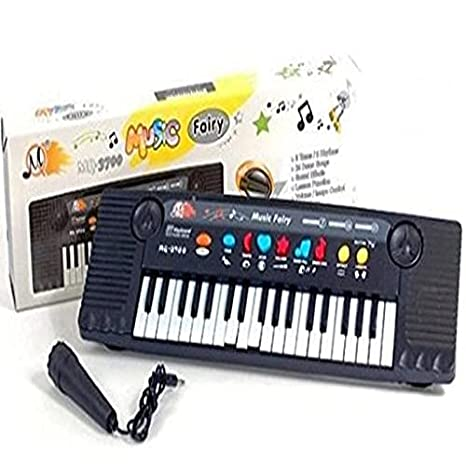 Mq-3700 Music Fairy 37 Keys Electronic Keyboard Piano with Microphone 3 Tone and 8 Rhythm for Kids