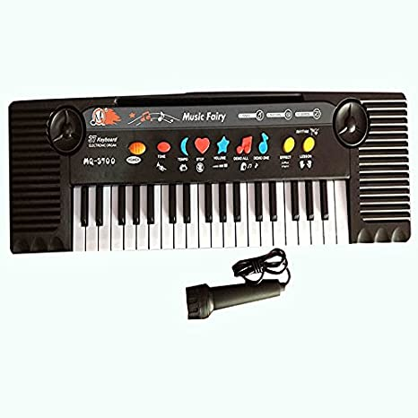 Mq-3700 Music Fairy 37 Keys Electronic Keyboard Piano with Microphone 3 Tone and 8 Rhythm for Kids