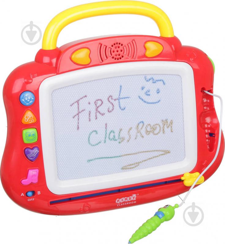 First Classroom Drawing Board With Music-Red