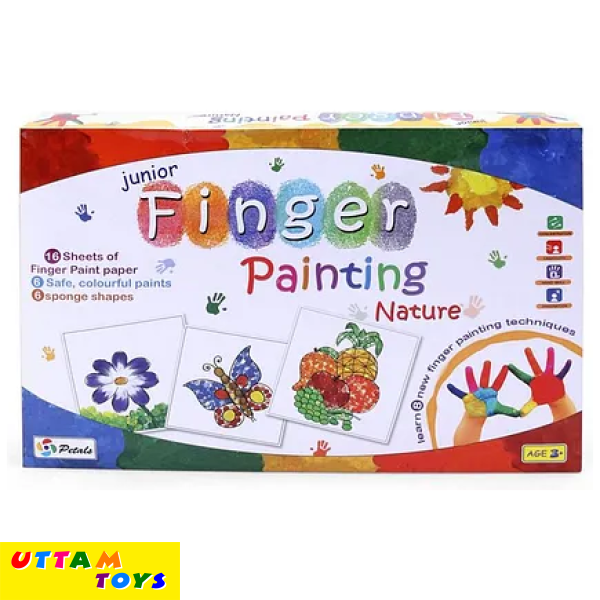 Petals Finger Painting Junior Kit - Multicolor