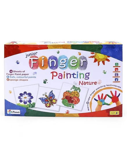 Petals Finger Painting Junior Kit - Multicolor