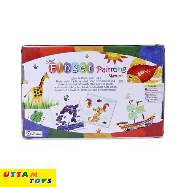 Petals Finger Painting Junior Kit - Multicolor