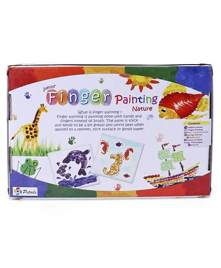 Petals Finger Painting Junior Kit - Multicolor