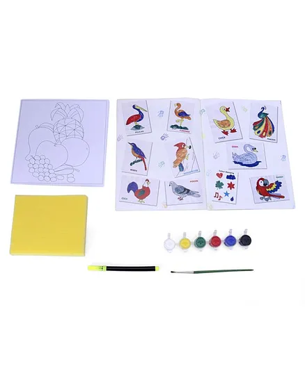 Petals Finger Painting Junior Kit - Multicolor