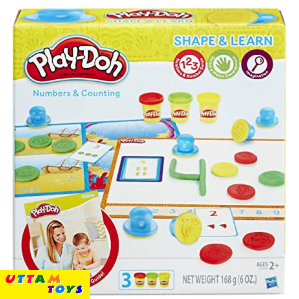 Play-Doh Shape & Learn Numbers & Counting