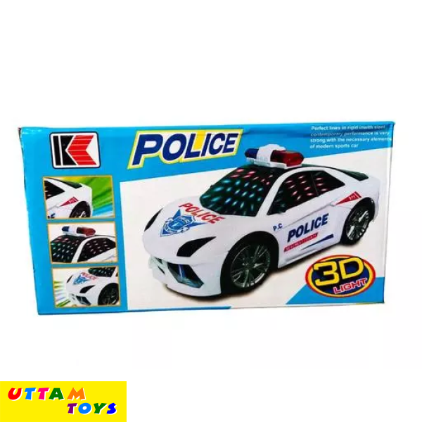 New 3D Light Police Car Toy for Kids