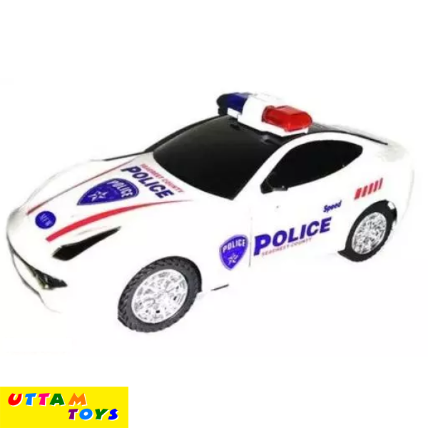 New 3D Light Police Car Toy for Kids