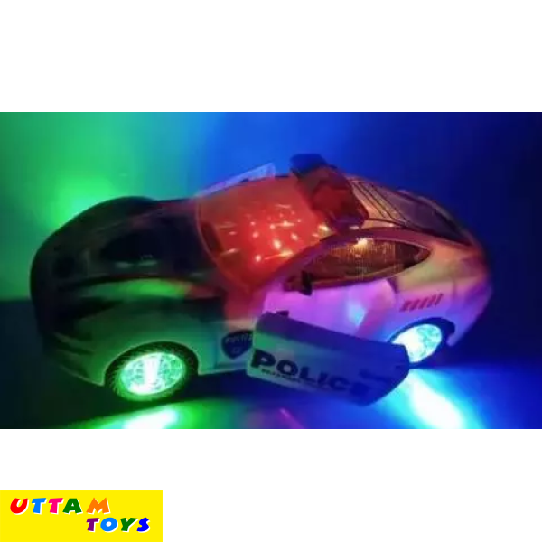 New 3D Light Police Car Toy for Kids