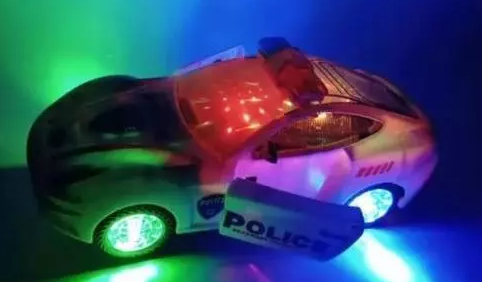 New 3D Light Police Car Toy for Kids