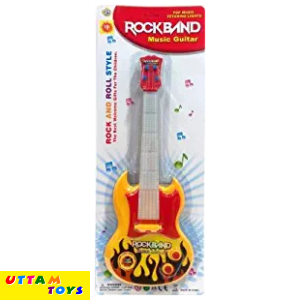 Rock Band Music Guitar Yellow