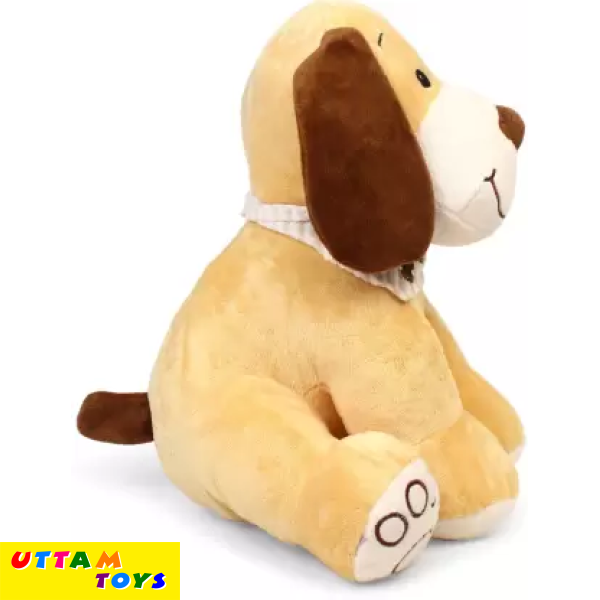 Uttam Toys My Baby Excel Sitting Dog with Bone Muffler