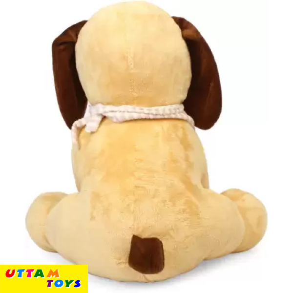 Uttam Toys My Baby Excel Sitting Dog with Bone Muffler