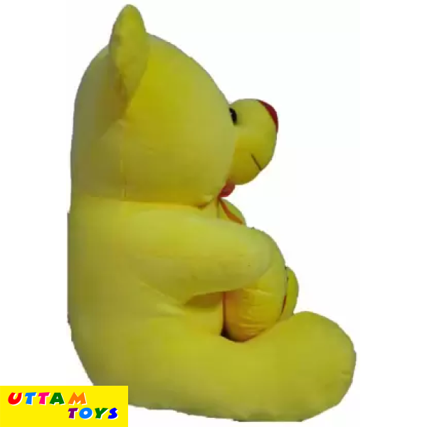 Uttam toys Soft Yellow Teddy with Smiley