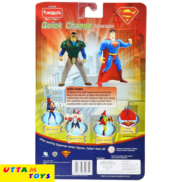 funskool quick chage superman