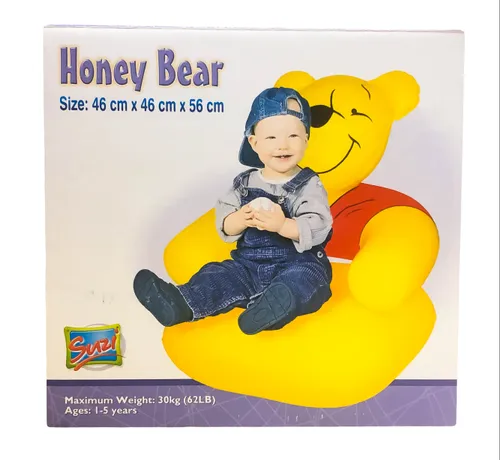 Suzi Plastic Honey Bear Inflatable Sofa