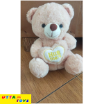 Uttam Toys Hug Me Bear Stuffed Toy With Heart