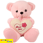 Uttam Toys Soft Toy Teddy Bear with Heart