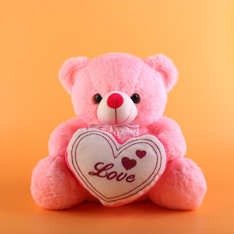 Uttam Toys Sweetheart Pink Teddy Soft Toy 30cm