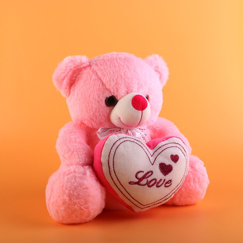 Uttam Toys Sweetheart Pink Teddy Soft Toy 30cm