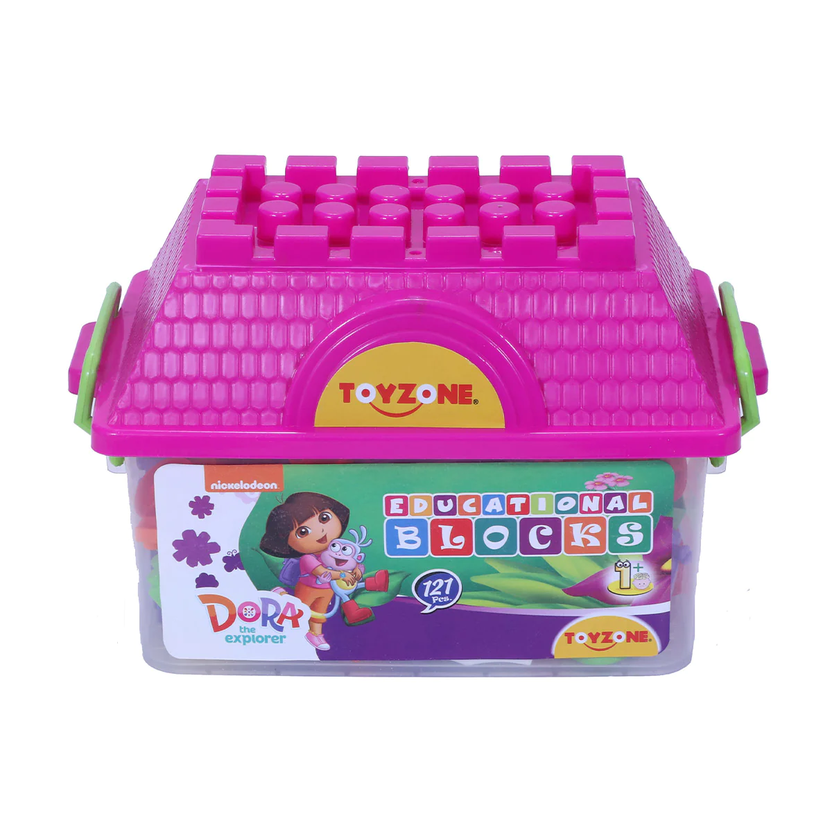 Toyzone Dora Educational Hut Blocks-121 PCS