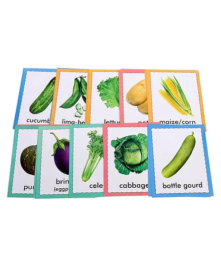 Creative's Discover Vegetables - 36 Jumbo Flash Cards