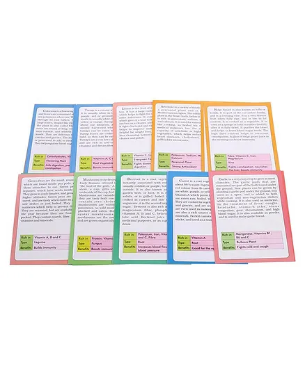 Creative's Discover Vegetables - 36 Jumbo Flash Cards