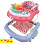 Mee Mee Premium Baby Walker With Rocker- Pink