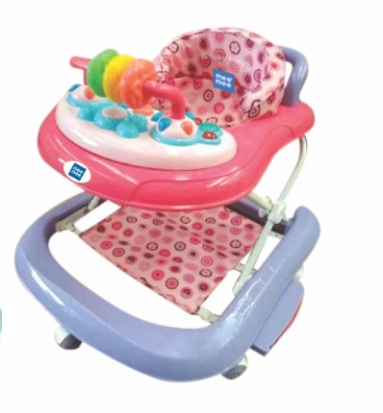 Mee Mee Premium Baby Walker With Rocker- Pink