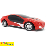 Uttam Toys 1:22 Scale Remote Control Famous car with 3D Lights - Red