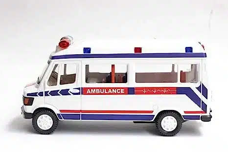 Centy Toys Tmp 207 Ambulance,Plastic,White