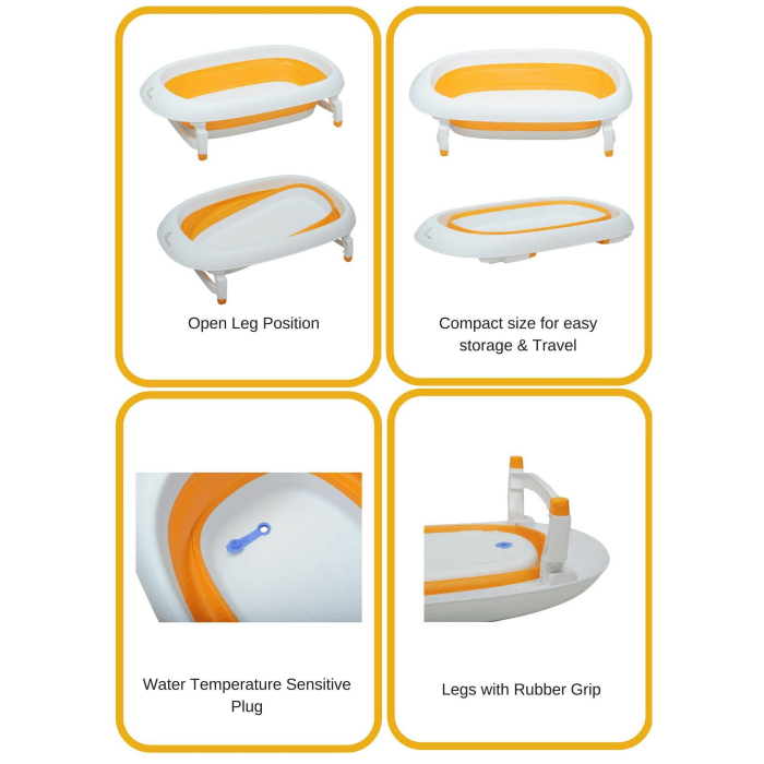 R For Rabbit Bubble Double Elite Bath Tub (Orange)