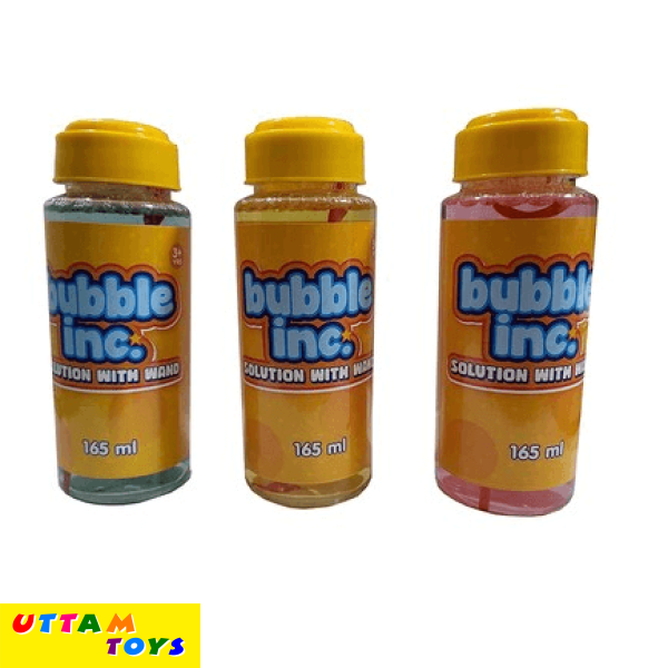 Uttam Toys Legion Toys Multicolor Bubble Inc Bottles (3 Pcs -165 Ml)