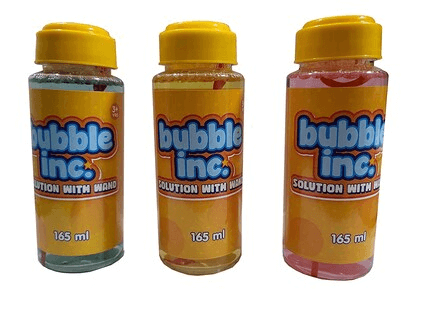 Uttam Toys Legion Toys Multicolor Bubble Inc Bottles (3 Pcs -165 Ml)