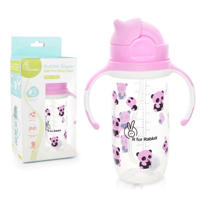 R For Rabbit Bubble Sipper Bottle - 300 ml