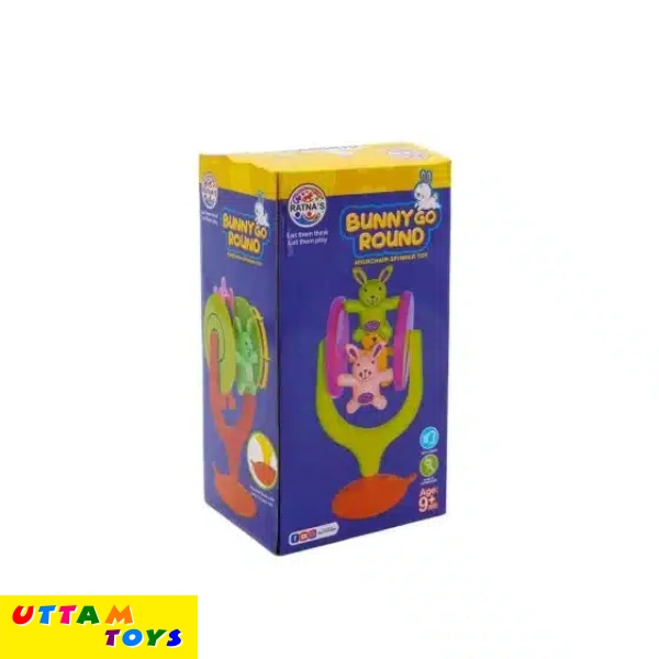 Ratnas Bunny Go Round Rattle Color and Design May Vary