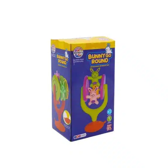 Ratnas Bunny Go Round Rattle Color and Design May Vary