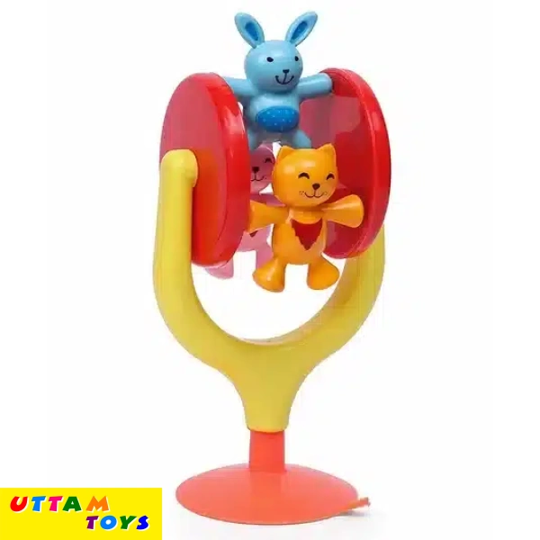 Ratnas Bunny Go Round Rattle Color and Design May Vary