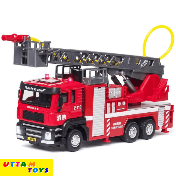 Uttam Toys Fire Truck with Lights, Siren Sound and Water Gun