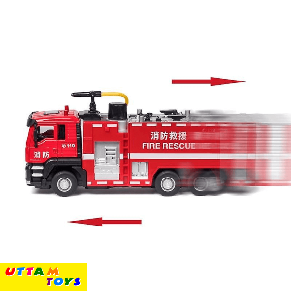 Uttam Toys Fire Truck with Lights, Siren Sound and Water Gun