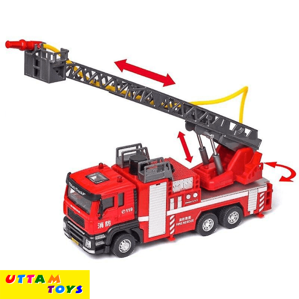 Uttam Toys Fire Truck with Lights, Siren Sound and Water Gun