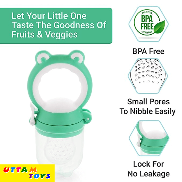 R for Rabbit Premium First Feed Soft Silicon Nibbler for Babies | Hygenic & BPA Free| Baby Fruit & Food Veggie Teether