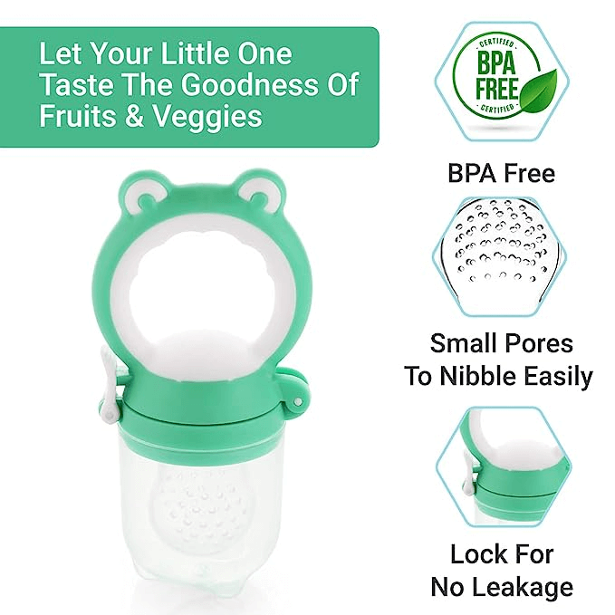 R for Rabbit Premium First Feed Soft Silicon Nibbler for Babies | Hygenic & BPA Free| Baby Fruit & Food Veggie Teether