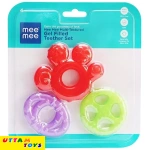 Mee Mee Textured Gel Filled Teether Set, Assorted Color Design