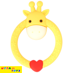 R for Rabbit Giraffe Teether - Yellow 1's