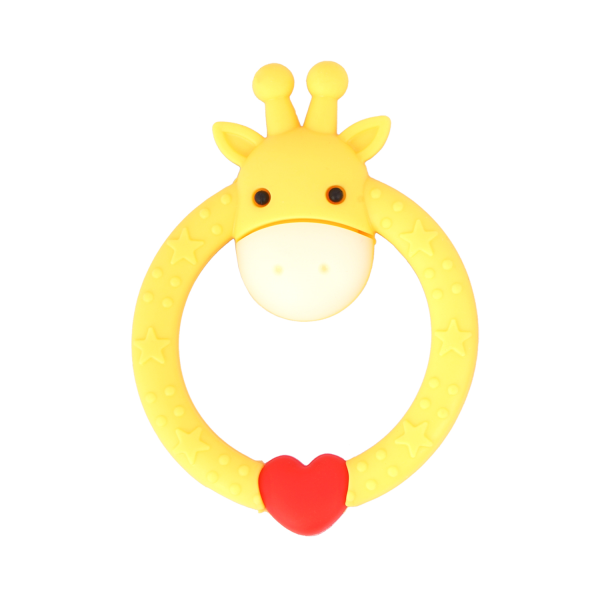 R for Rabbit Giraffe Teether - Yellow 1's